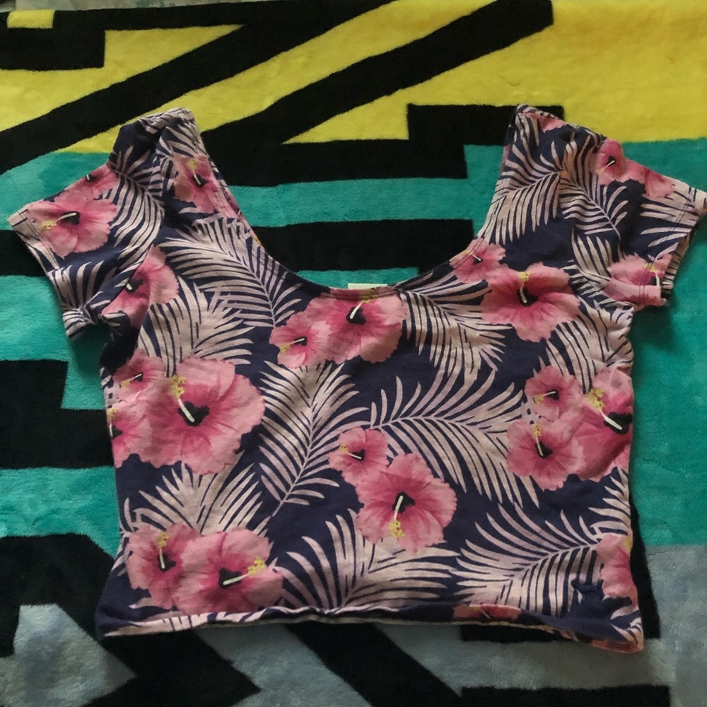 Flower crop top